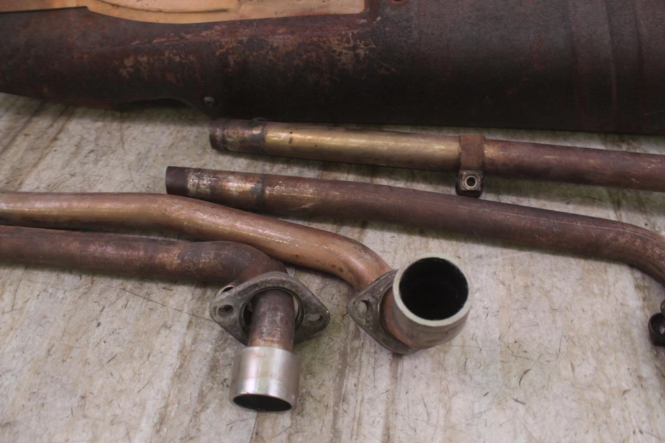 Silenciador silenciador BMW K100 1985 con tubos de cabeza Foto 3 de 4