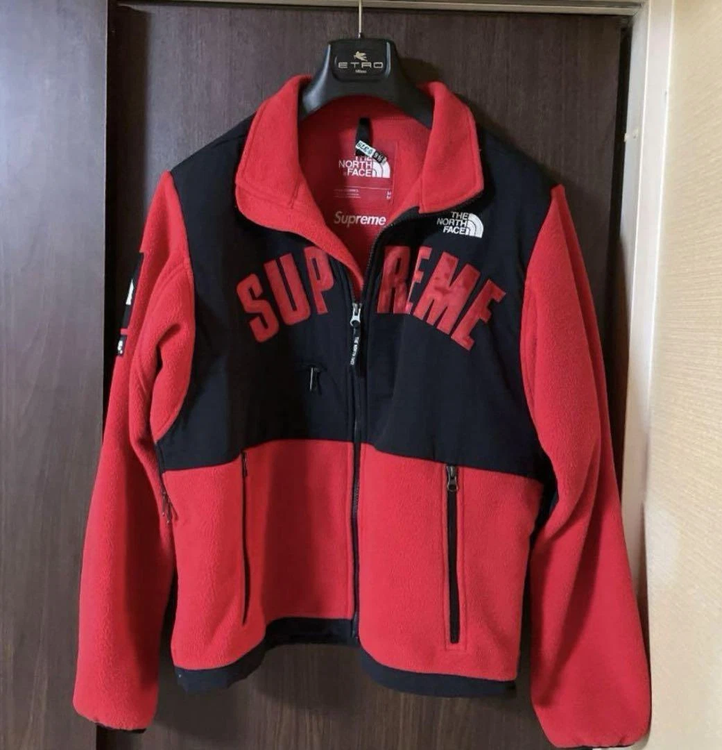 Supreme The North Face Denali Fleece Jacket Size M Red