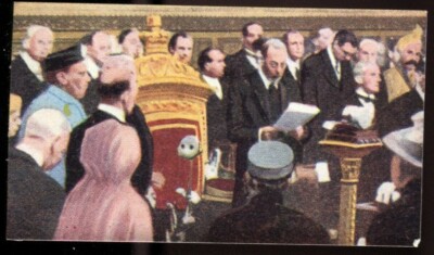 International Tobacco, GENTLEMEN THE KING, 1938, George V, Black Back, #70