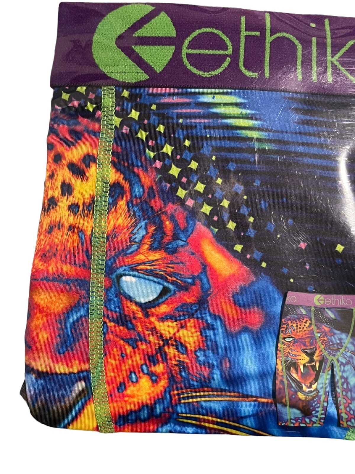 ETHIKA Underwear Mens Medium Staple Fit Boxer Briefs 3032 Space Tiger