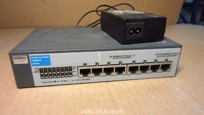 HP J9079A ProCurve 1700-8 Netzwerk Switch 7x 10/100 1x 1000 Fanless INCL PSU