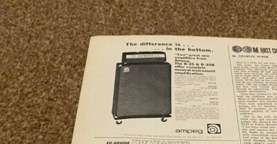 JBF4 ADVERT 5X5 AMPEG VERSTÄRKER B-25 & B-25B