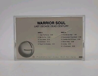 WARRIOR SOUL Last Decade Dead Century GHS24285 Promo Cassette Tape 1990