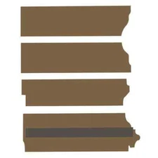 John Deere 4050 4250 4450 4650 4850 Cab Post Upholsery Kit USA