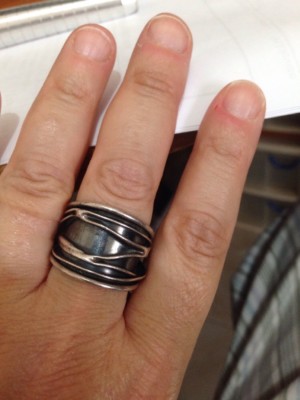 ANCIENNE BAGUE BERBÈRE à compartiment secret (Argent 925, Taille 58