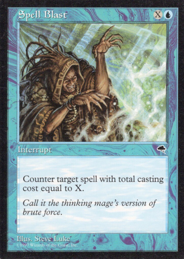 SPELL BLAST TEMPEST MTG MAGIC LP (yourdeckbuilder)