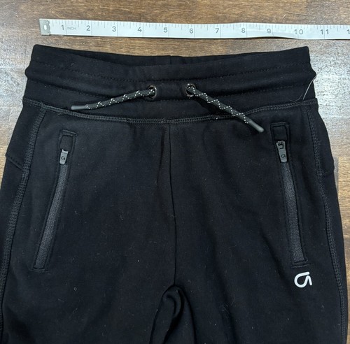 Gap Kids GapFit Boys Size Small 6-7 Joggers Pants Performance Black Pockets - Picture 5 of 6