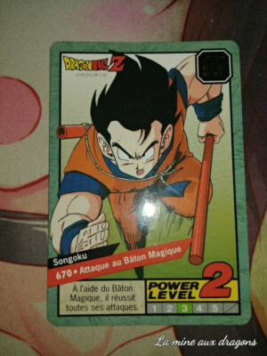 Carte Dragon Ball Z Carddass Grand Combat 670 Power Level Super