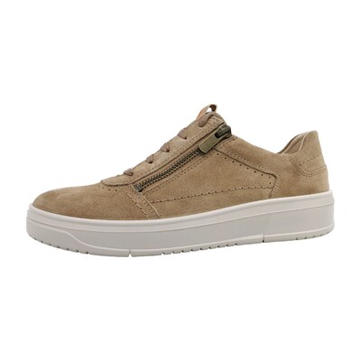 Legero  Damenschuhe Für lose Einlagen sportlicher Schnürer Beige Freizeit