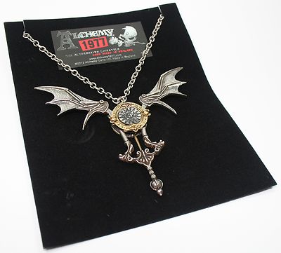 Steampunk Gothic Batcave Anhänger ALCHEMY EMPIRE Icarus Ex Machina 