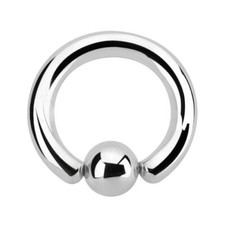 4G 5/8" 3/4" SURGICAL STEEL CAPTIVE BEAD RING MALE PRINCE ALBERT piercing HOOP