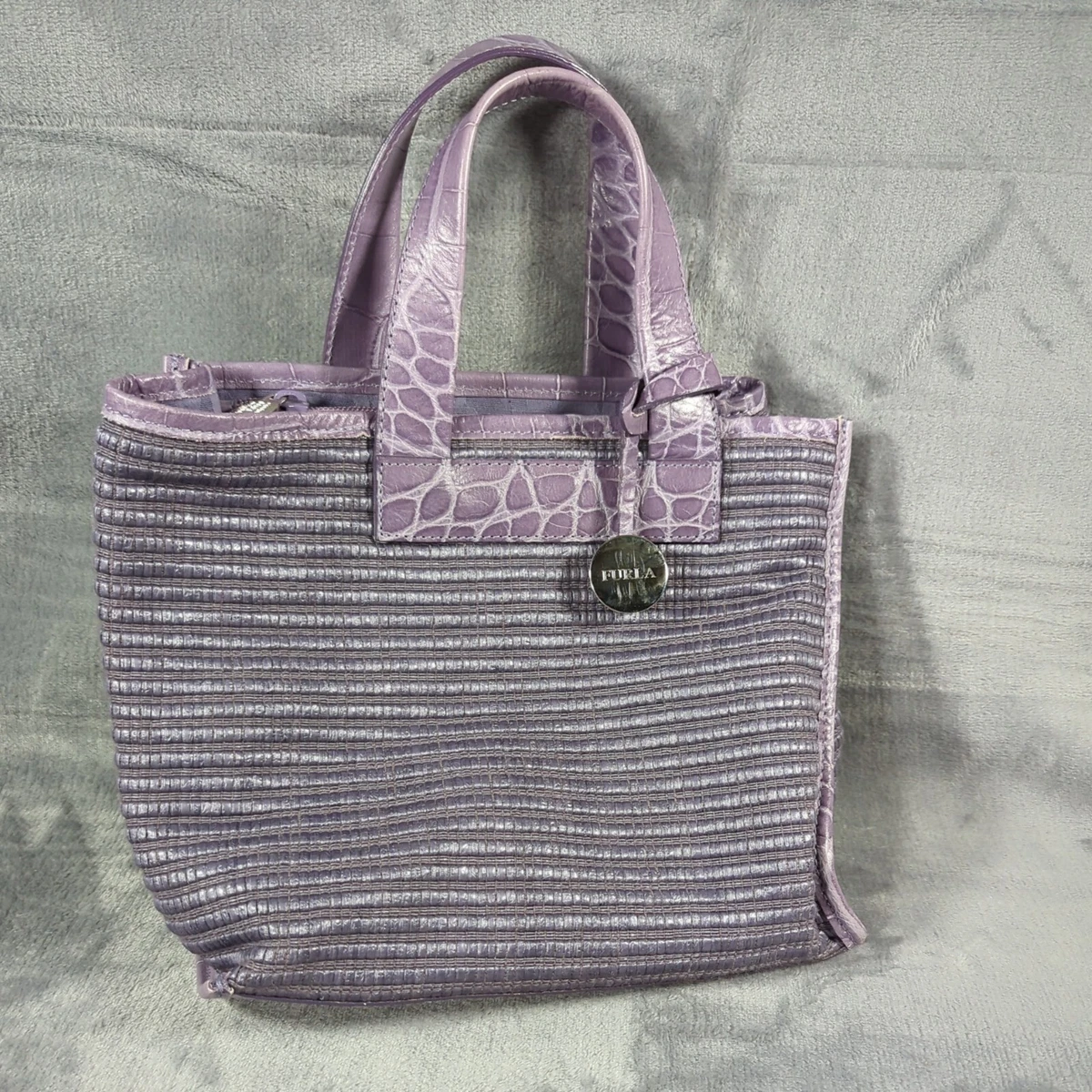 Furla raffia online bag
