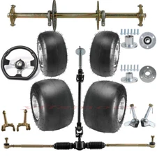 11x7.10-5 10x4.50-5 Tire Rim Wheel 28'' 32'' Rear Axle Kit for 4 Wheeler Go Kart