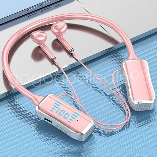 Auriculares Bluetooth Banda para el Cuello 9D Sonido Estéreo Anti Caídas Deportivos Impermeables Auriculares - Imagen 26 de 27