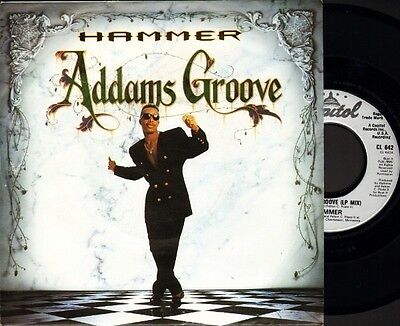 MC HAMMER addams groove 7" PS EX/EX noc capitol CL 642 - Picture 1 of 1