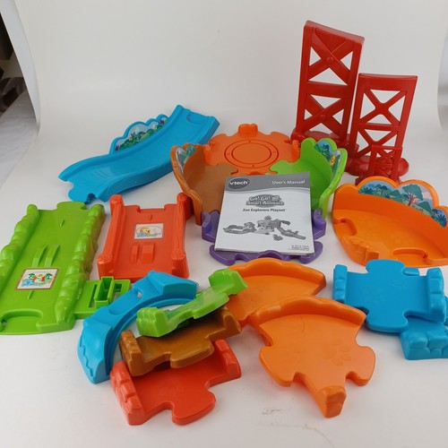 19 VTech Go Go Smart Animals Zoo Replacement Tracks w/2 Smart Points/ 3 Supports - Picture 1 of 9