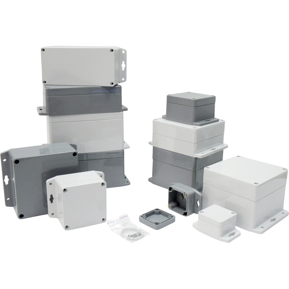 Gainta  G258MF Universal-Gehäuse 160 x 80 x 55  Polycarbonat  Hellgrau 1 St.