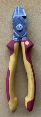 WIHA 200MM 8'' HEAVY DUTY VDE BICUT ELECTRICIAN SIDE CUTTERS AC 1000V