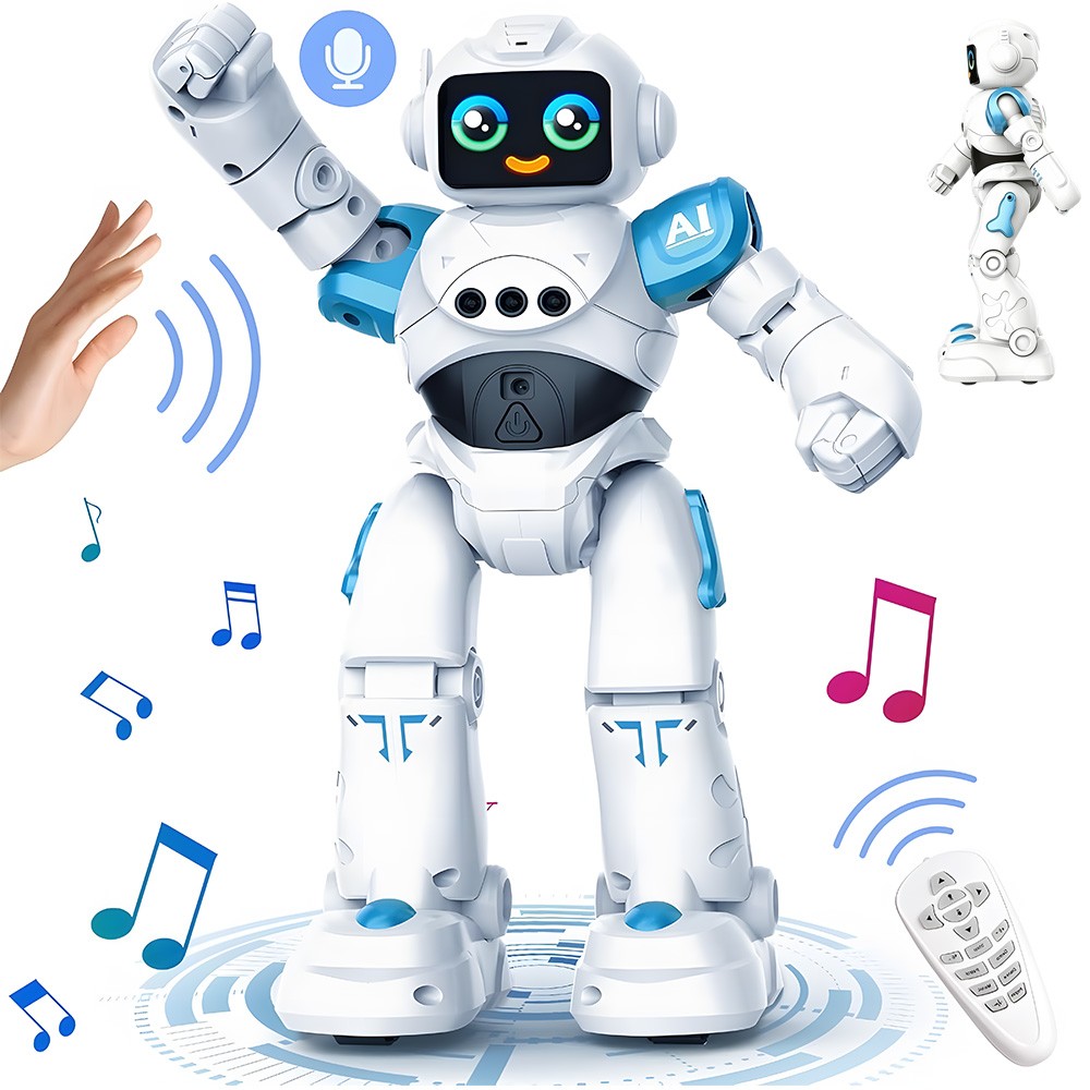 RC-Roboterspielzeug für Kinder Ferngesteuerter Programmierbarer Smart-Roboter DE