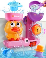 Fajiabao Toddler Bath Toys Kids Ages 1-3 Waterfall Bathtub Toys Toddlers 2-4