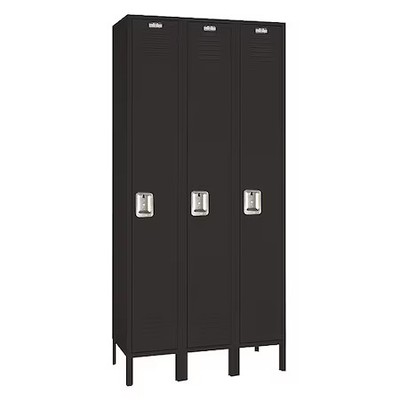 Lyon Kkc50323 Wardrobe Locker, 36 In W, 15 In D, 78 In H, (1) Tier, (3) Wide