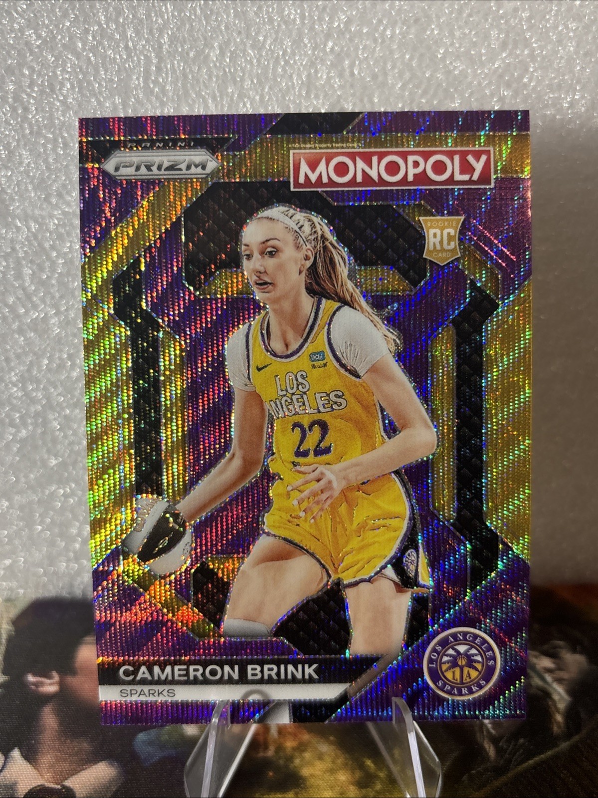 2024 Panini Prizm Monopoly WNBA - Prizm Skills Cameron Brink #WNBA6 Purple Wave