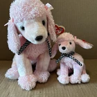 Ty Beanie Buddy/Beanie Baby Bridgette The Poodle Puppy Dog Lot - VINTAGE - MWMTs