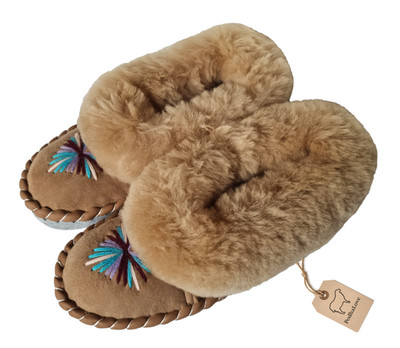 Highlander Hausschuhe, Hausschuhe, Warme Wolle, Warmer Winter, Leder