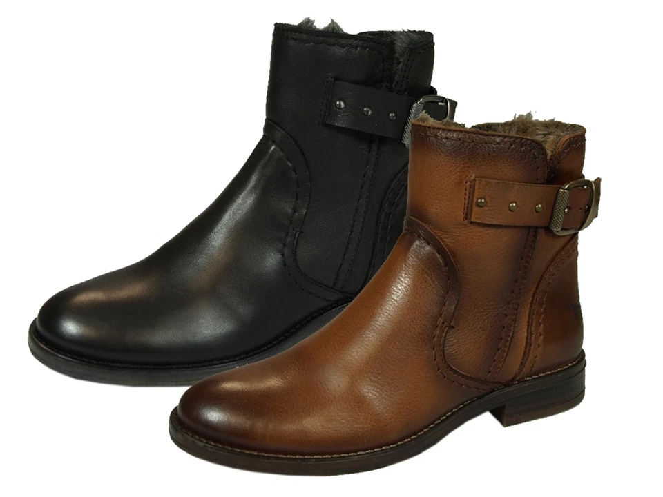 Mustang 2872-601 Chaussures Femmes Booty Bottines Chelsea Boots - Photo 1/1