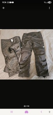 Motorrad Textil Hose Cycle Spirit 22 Kurzgröße Waterproof  Thermo