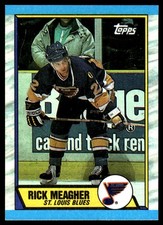 1989-90 Topps #116 Rick Meagher St. Louis Blues Hockey Card
