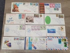 NEW ZEALAND 1950s-80s Vintage Covers FDC Stamp Mix Lot Set Collection #4261