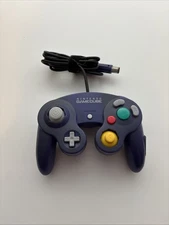 Official Nintendo Gamecube Controller Indigo Purple DOL-003 Reconditioned/Tested