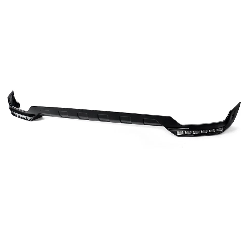 Fit Mercedes-Benz W463 G550 G63 G65 1990-2018 Glossy Black Front Splitter W/ LED - Image 4 of 4