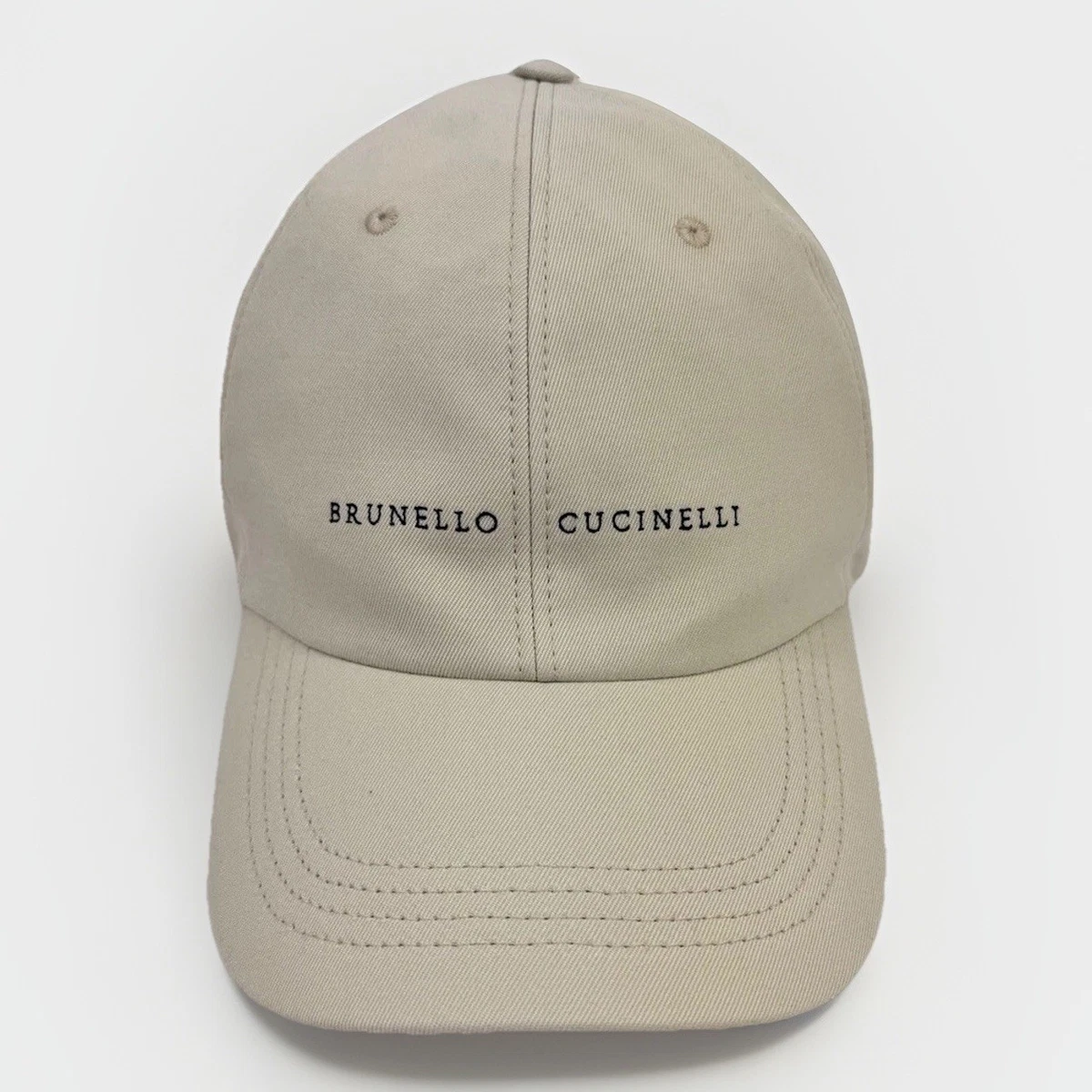 NWT Brunello Cucinelli Cotton Hat Size M BRUNELLO CUCINELLI Embellished linen and wool-blend bucket  main image 2