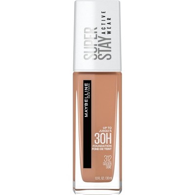 Maybelline Super Stay 30 Hr Full Coverage Liquid Foundation, 312 Golden