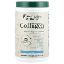 Grass-Fed Bovine Collagen Peptides, Vanilla, 10 oz 284 g 