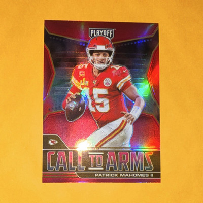 Panini 2021 Playoff Patrick Mahomes II CA-PMA Call to Arms Prizm