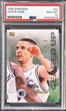 1994 E-MOTION #20 JASON KIDD ROOKIE RC PSA 10