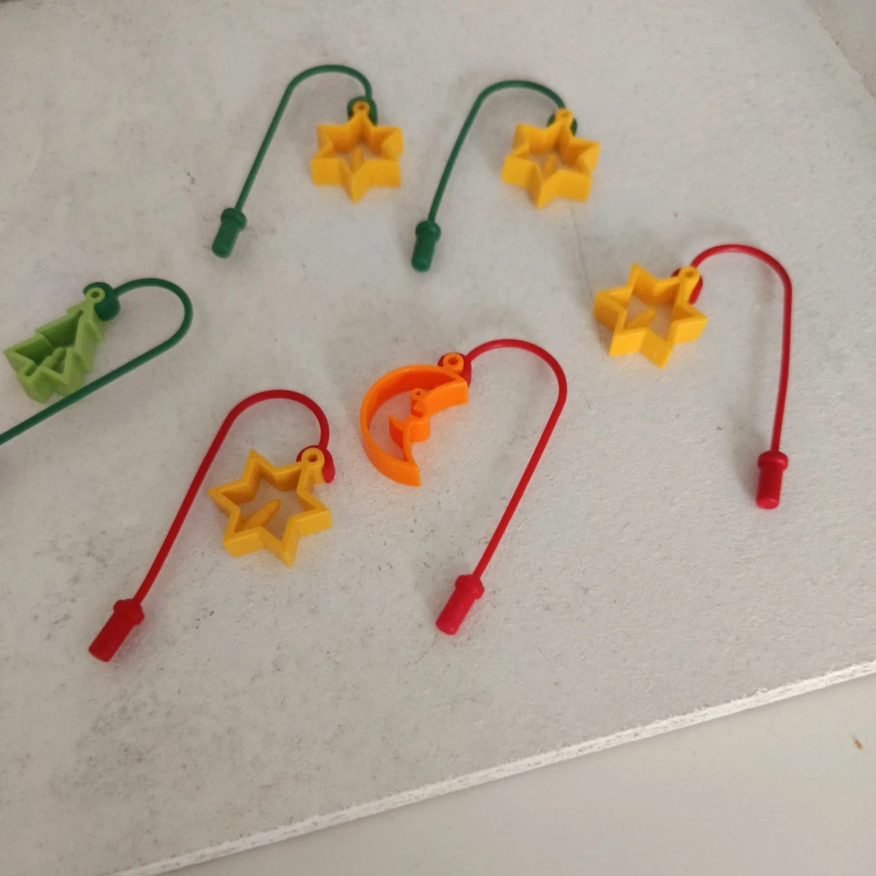 PLAYMOBIL LAMPIONS LANTERNES PERE NOEL TRAINEAU - Photo 2/2