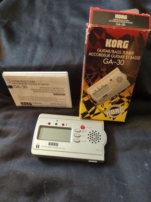 KORG GA-30 Guitar Bass Tuner F4
