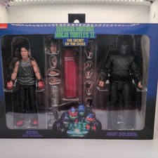 NECA TMNT Secret of the Ooze Keno Training Foot Soldier 2 pack Case Punch Bag S
