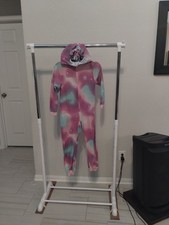 Cat Jack, pink Unicorn sleepwear pajamas one piece girls size M 7/8
