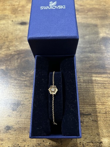 Swarovski Remix Strand Rose Gold Plated Magnetic Bracelet Bangle Reversible NEW - Picture 2 of 24