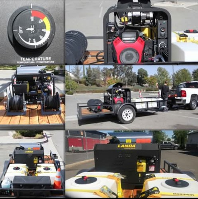 #ad #ad Custom Commercial Pressure Washer Rig 3500 PSI 4.7 GPM Honda GX630 Hot Cold $15500.00