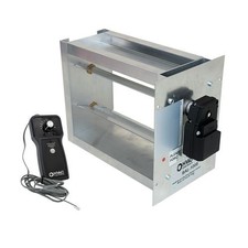 IO HVAC CONTROLS BAL-1208 Amortyzator 12" x 8" Prostokątny elektroniczny z siłownikiem