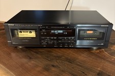 Denon DRW-840 Dual Cassette Tape Deck Tested, Limited Functionality