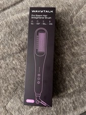 Wavytalk Pro Steam Hair Straightener Brush B390 Pink New Open Box