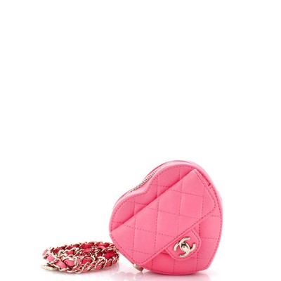 Chanel CC in Love Heart Belt Bag Quilted Lambskin | eBay display picture 3
