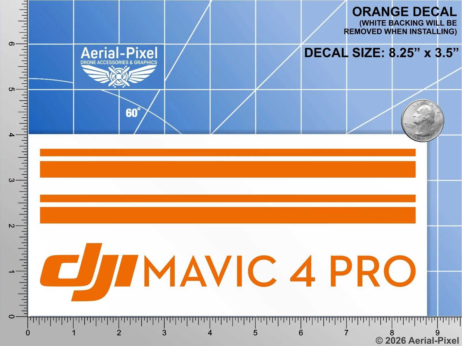 Orange Decal